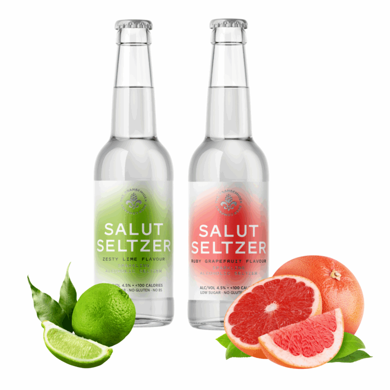 Salut Seltzer - Mixed Craft Seltzer Case [Case of 24] - The Franschhoek ...